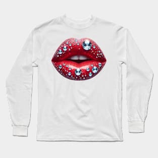 Valentines Lips Long Sleeve T-Shirt